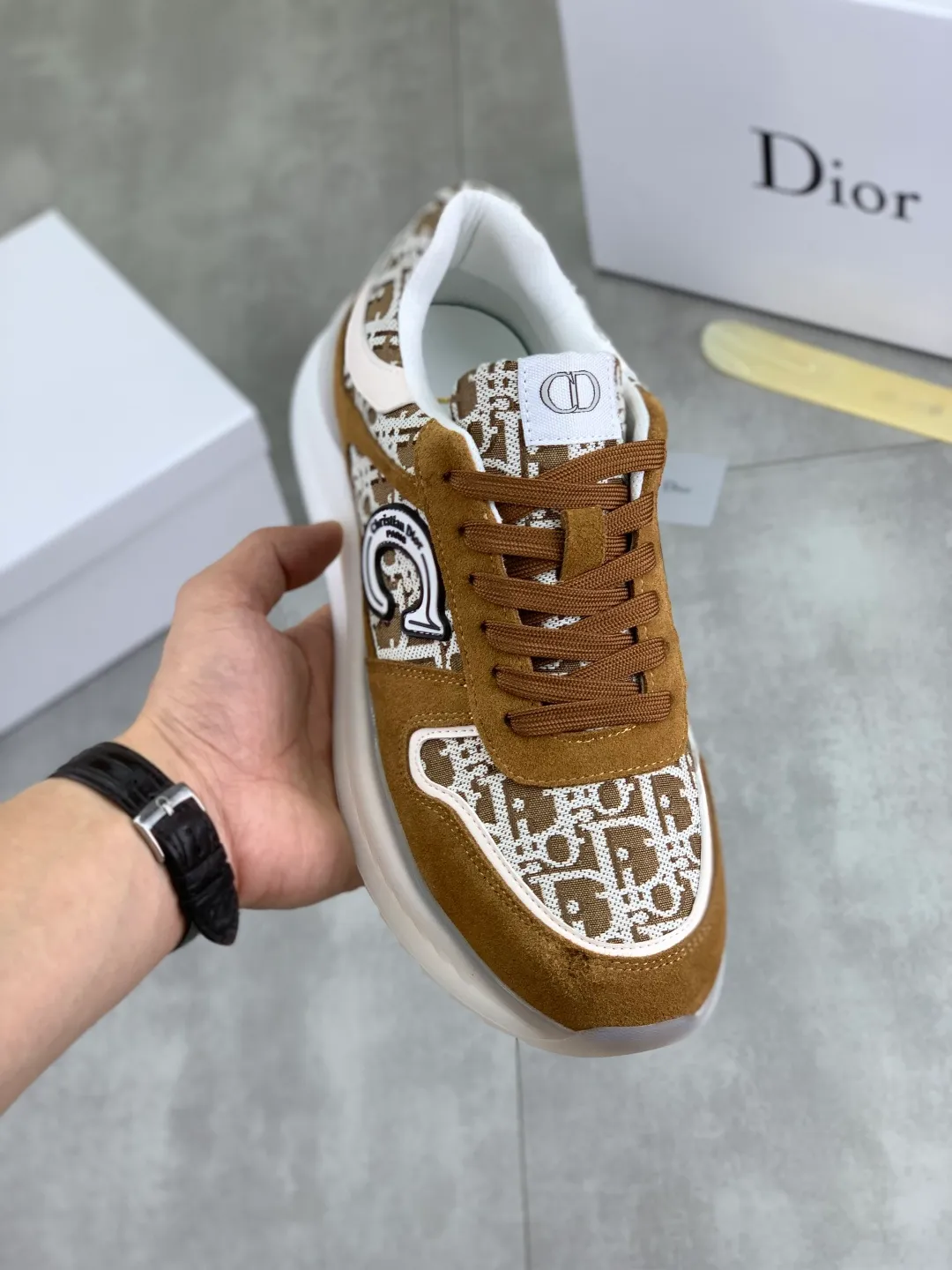 Men's Men's Shoes💰P440💰[New Style]🆘[Dior] 2025 Dior Original Lace-up Low-top Men's Shoes Classic casual shoes 🔥This model is the official classic model, with high quality and made by famous original designers. It is made of high-quality cowhide with original materials➕comfortable and breathable mesh lining➕pigskin insole. The perfect last shape and generous and fashionable design have attracted many consumers and are suitable for drivers to drive🚗. What you want is the highest quality in the market. Color: multi-color. Code number: 38--44 (45 customized)